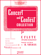 cover CONCERT AND CONTEST COLLECTION FOR FLUTE Book with Online Audio Access cover